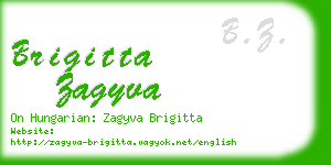 brigitta zagyva business card